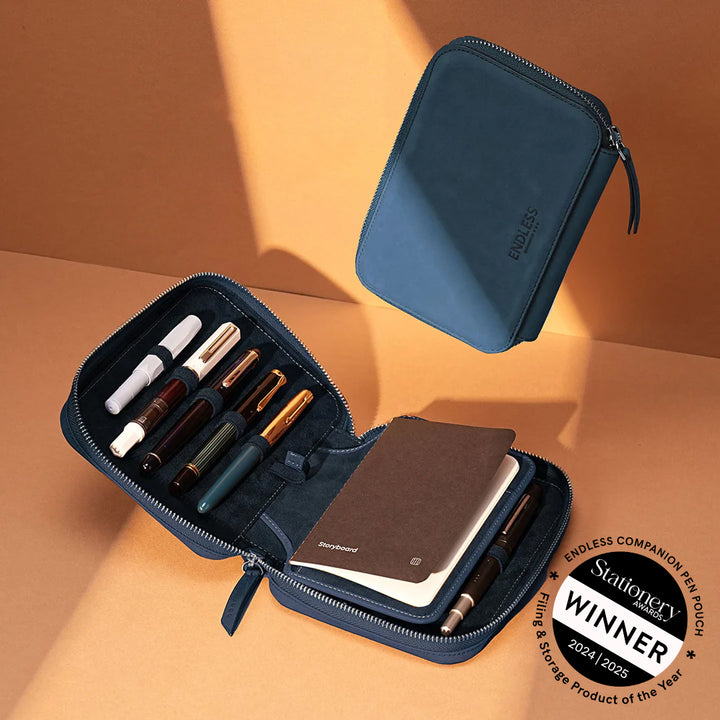 Endless Companion Adjustable Pen Pouch - 10 Pens - Blue