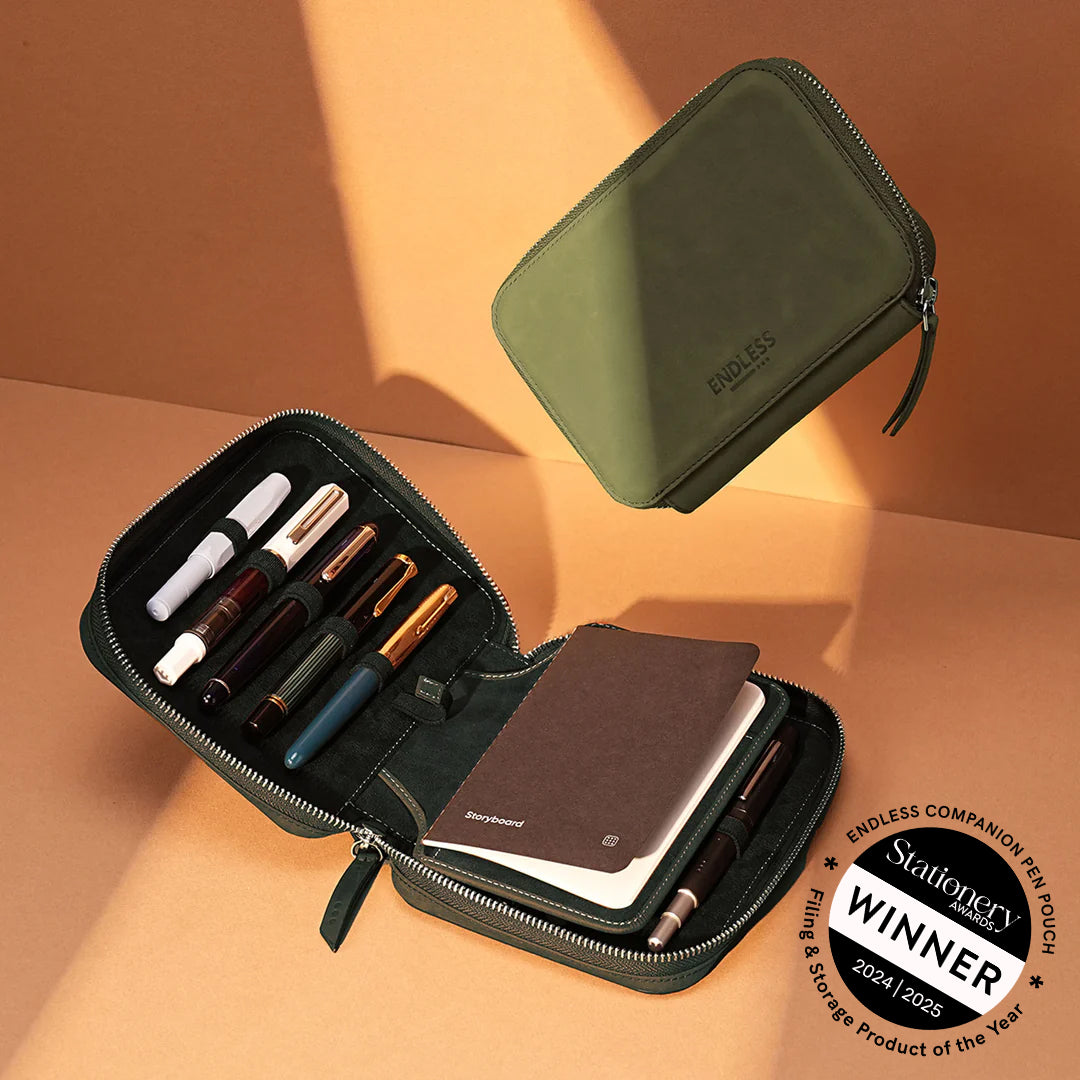 Endless Companion Adjustable Pen Pouch - 10 Pens - Green