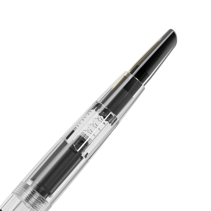 Endless Phantom Retractable Fountain Pen - Clear Black