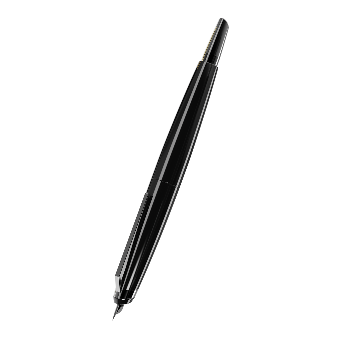 Endless Phantom Retractable Fountain Pen - Stealth Black