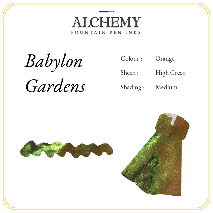 Endless LABS.16 Alchemy Fountain Pen Inks - Babylon Gardens - 45 ML