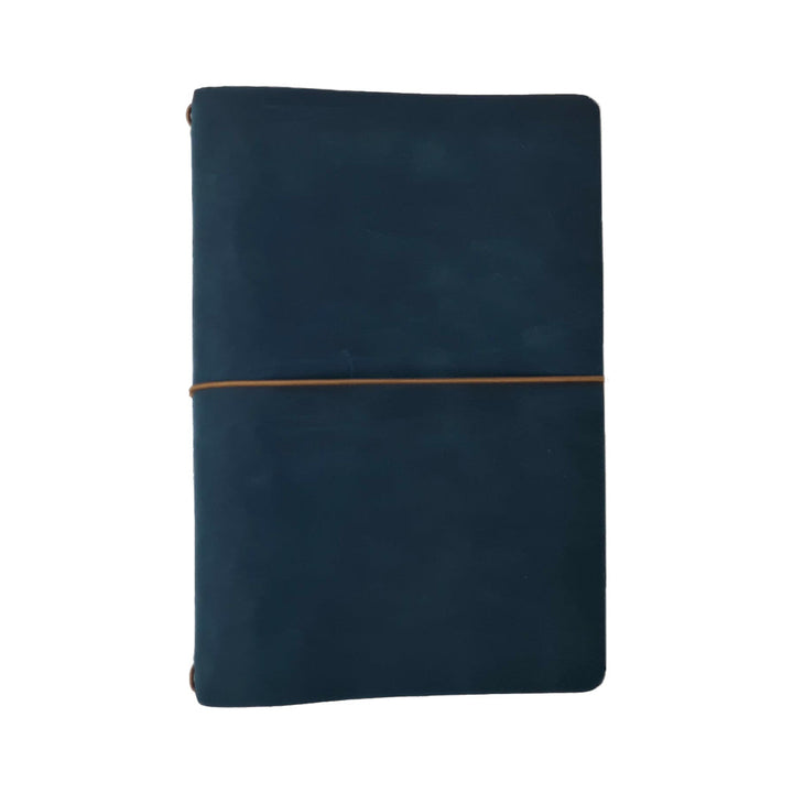 CLEARANCE SALE: Explorer - Refillable Leather Journal Regalia Paper - Blue