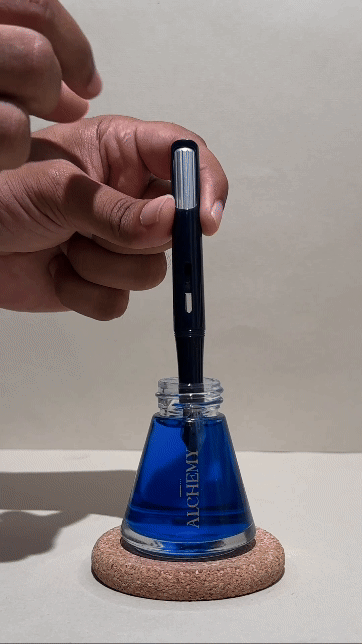 Endless LABS.12 Captiva ADVANCED Torque-Filler Fountain Pen - Infinite Space Chrome - UltraGrind