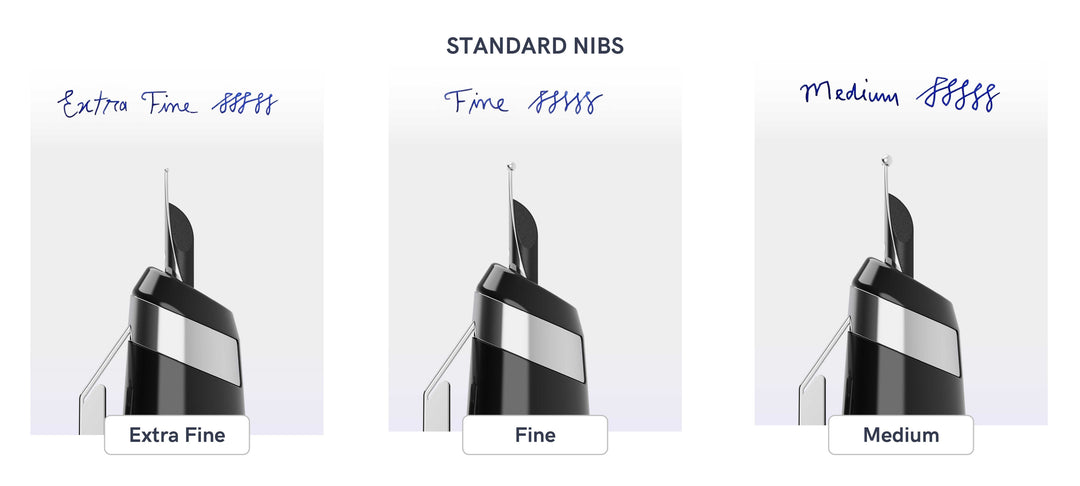 Endless Phantom Retractable Fountain Pen - Nebula Blue Chrome