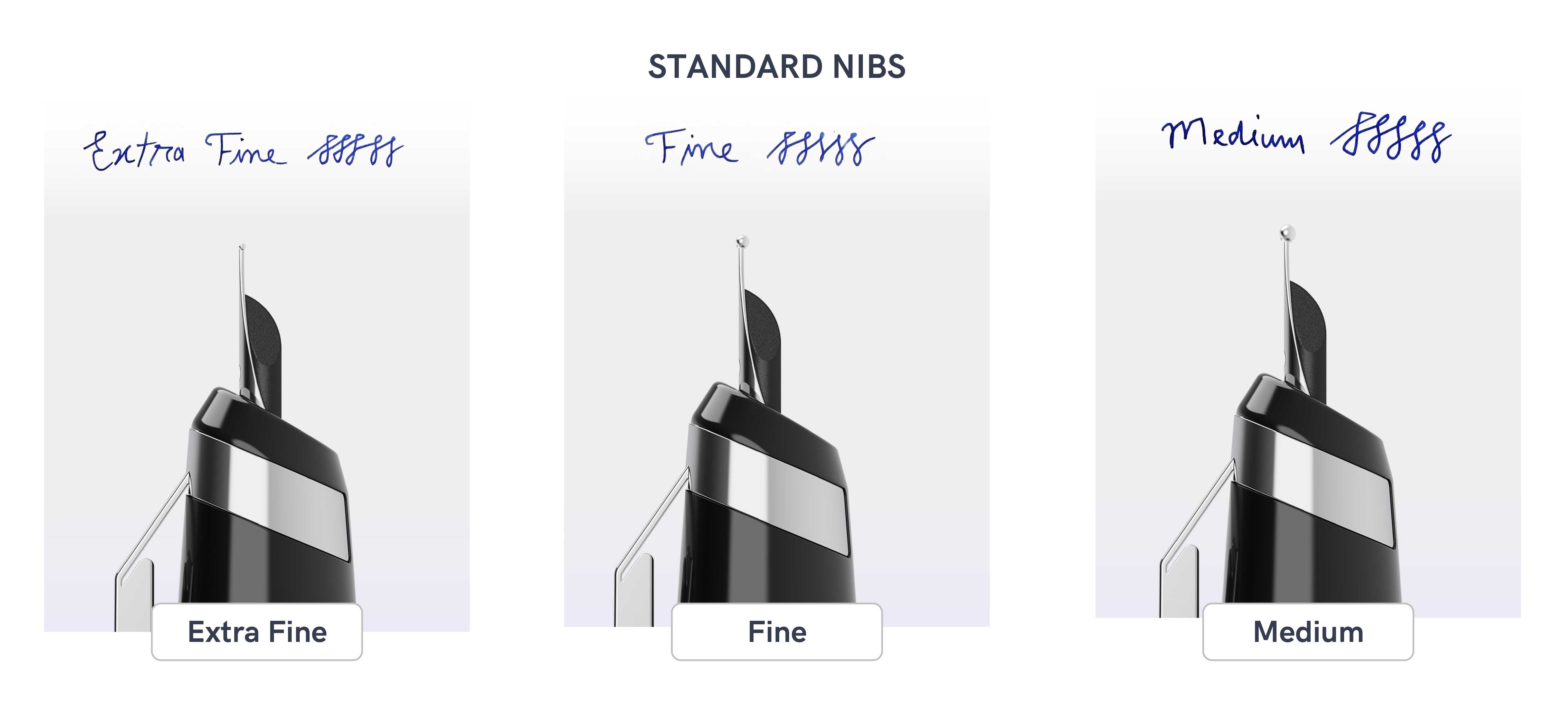 Endless Phantom Retractable Fountain Pen - Clear Chrome