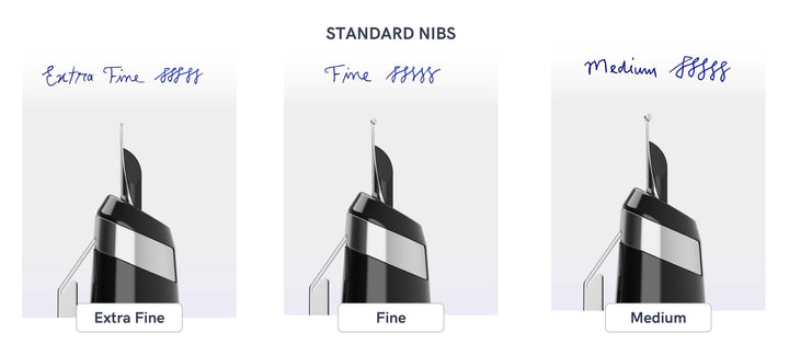 Endless Phantom Retractable Fountain Pen - Clear Chrome