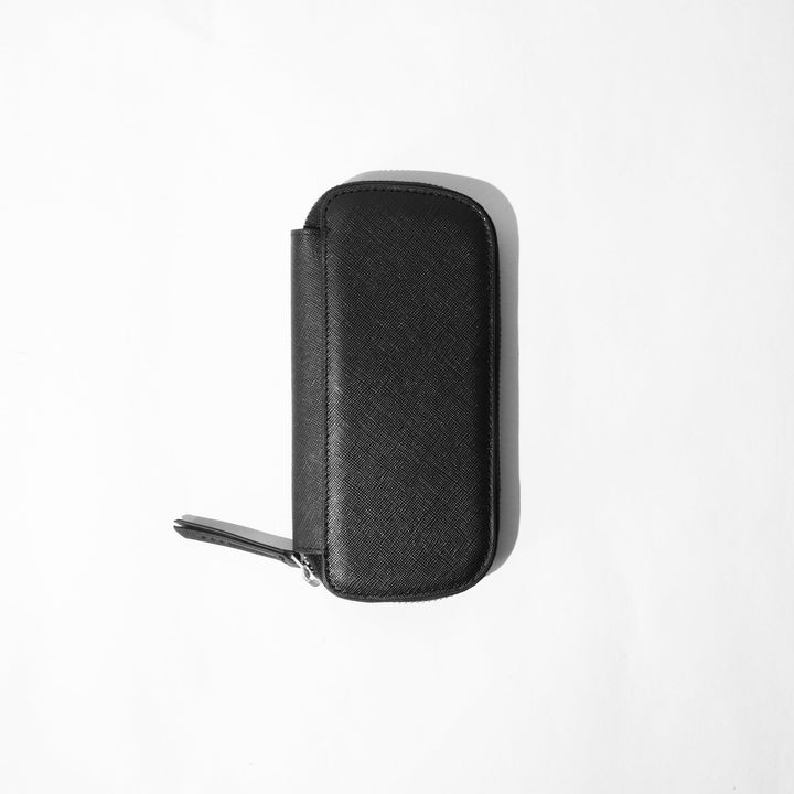 Endless Companion Leather Adjustable Pen Pouch - 3 Pens - Black