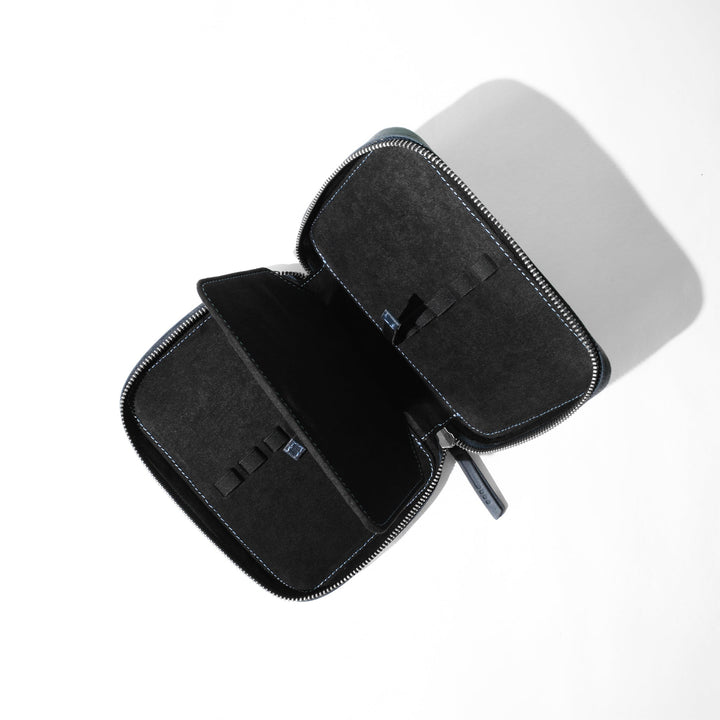 Saffiano 10 Pen Pouch 0009 Blue Open