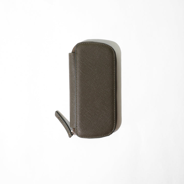 Endless Companion Leather Adjustable Pen Pouch - 3 Pens - Green