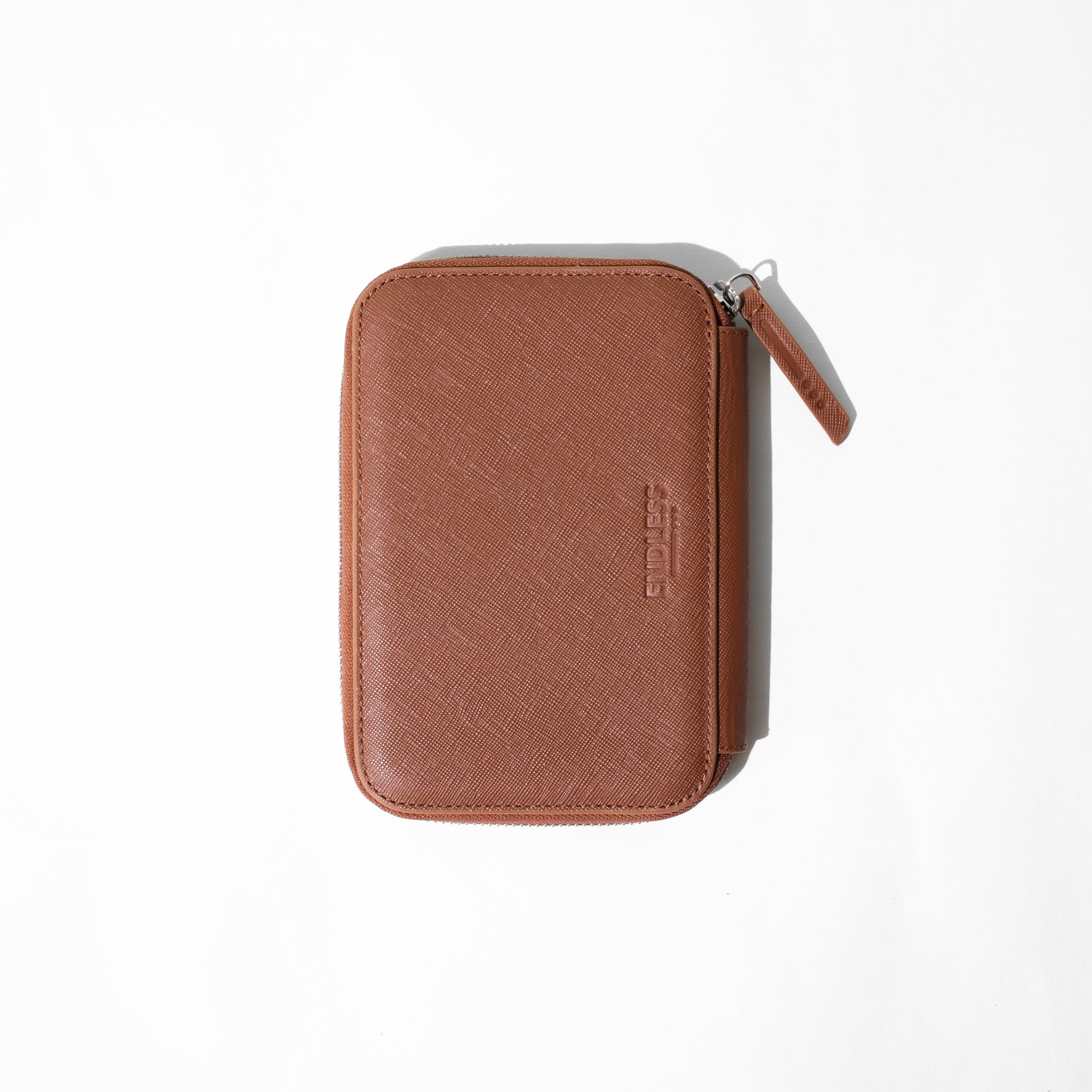 Endless Companion Leather Adjustable Pen Pouch - 5 Pens - Brown