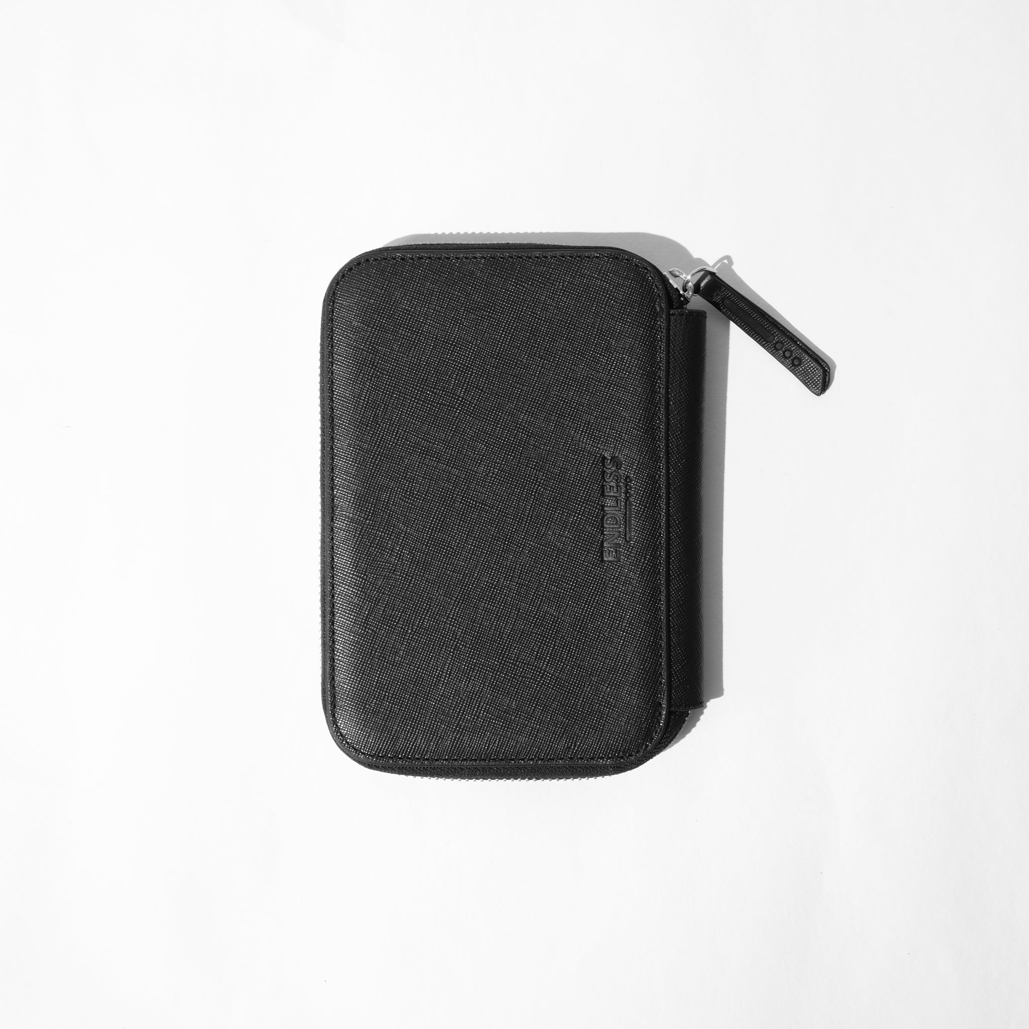 Endless Companion Leather Adjustable Pen Pouch - 5 Pens - Black
