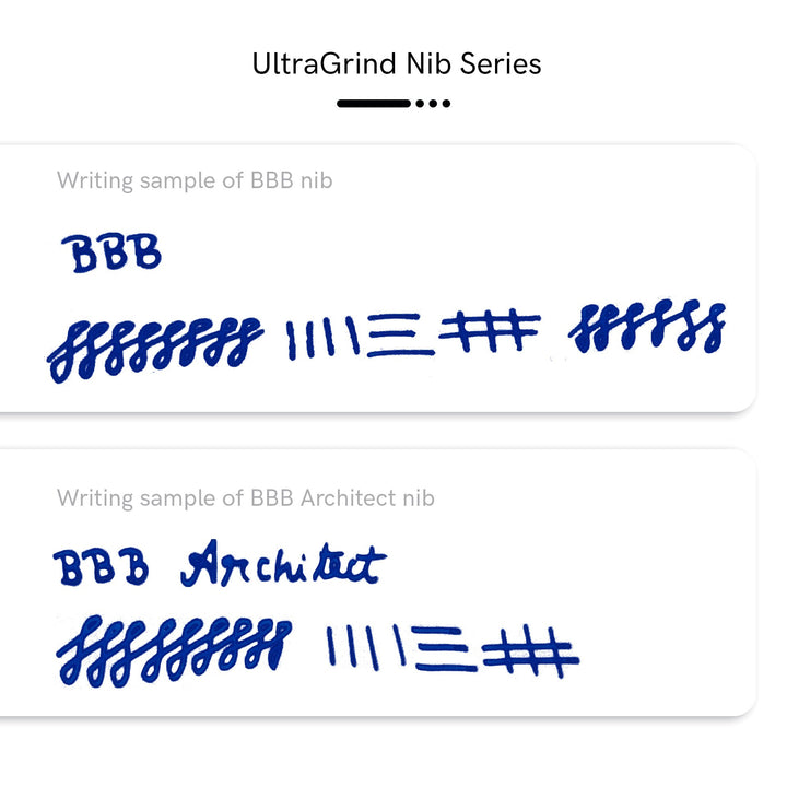 Endless LABS.12 Captiva ADVANCED Torque-Filler Fountain Pen - Infinite Space Chrome - UltraGrind