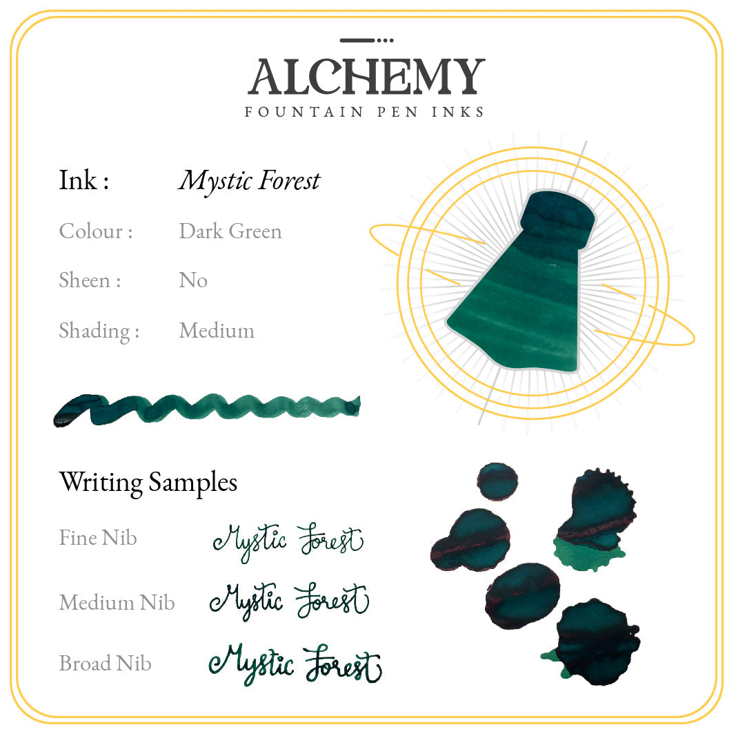 Endless Alchemy Fountain Pen Inks - Mystic Forest 45 ml