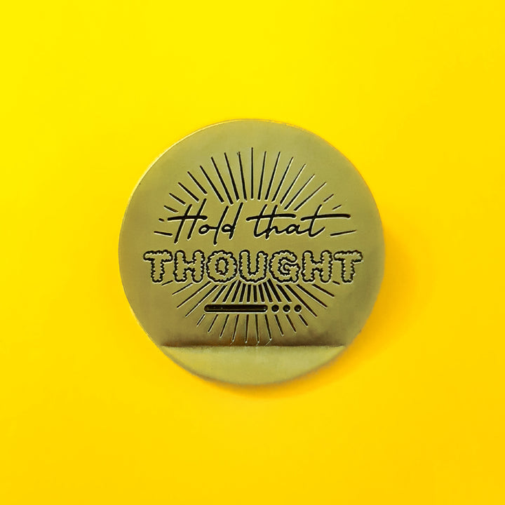 Hold That Thought Notebook Clip